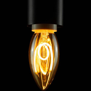 E14 LED Soft Kerze gold warmweiß