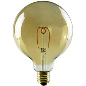 E27 LED Soft Globe 125 gold warmwei&szlig;