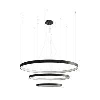 Kronleuchter RIO 3 55/78/110 schwarz LED gallery