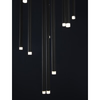 Nova Luce 9287945 Trimle LED Pendelleuchte Schwarz