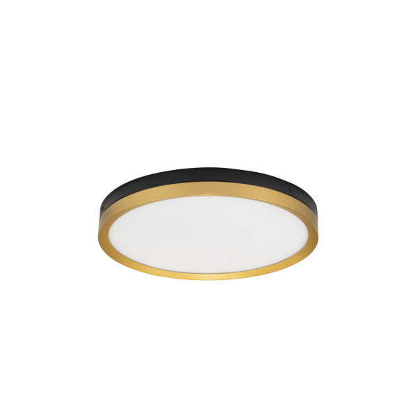 Nova Luce 9695236 Cantria LED Deckenleuchte Schwarz & Gold