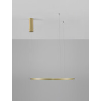 Nova Luce 9345602 Tarquin LED Pendelleuchte Messing Gold
