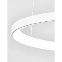 Nova Luce 9345688 Pertino LED Pendelleuchte  Weiß