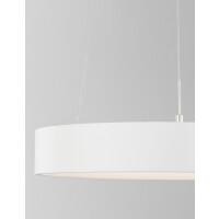 Nova Luce 9453430 Rando Thin LED Pendelleuchte  Weiß
