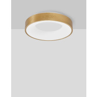 Nova Luce 9353832 Rando Thin LED Deckenleuchte Gold gebürstet