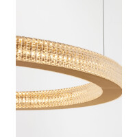 Nova Luce 9285610 Fiore LED Pendelleuchte Antik Gold