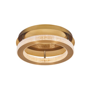 Nova Luce 9285420 Fiore LED Deckenleuchte Antik Gold