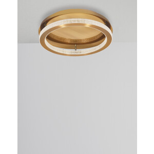 Nova Luce 9285620 Fiore LED Deckenleuchte Antik Gold