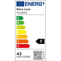 Nova Luce 9333062 Aurelia LED Pendelleuchte Gold