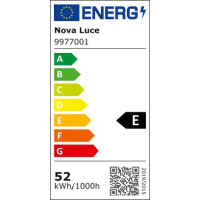 Nova Luce 9977001 Bilbao LED Deckenleuchte  Weiß
