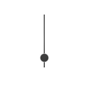Nova Luce 9061428 Clock LED Wandleuchte  Schwarz