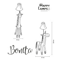 Happy Lamps  HL10002 Bonita das Einhorn