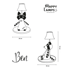 Happy Lamps HL10011 Ben der Waschbär
