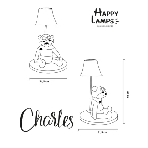 Happy Lamps HL10012 Charles der lustige Bär