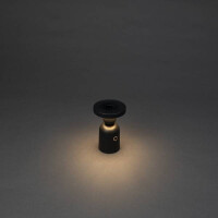 Konstsmide 7833-750 Nantes USB-LED-Kerzenleuchte schwarz