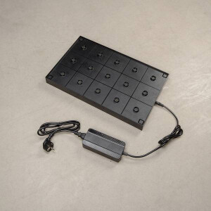 Konstsmide 7836-750 15 Platz Ladestation für USB Mini-Tischleuchten schwarz