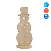 Näve LED-Holz-Dekoleuchte SNOWY kle gallery