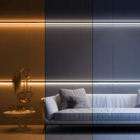 LED COB CCT Strip5m 608 LED/m 12v DC 270 gallery