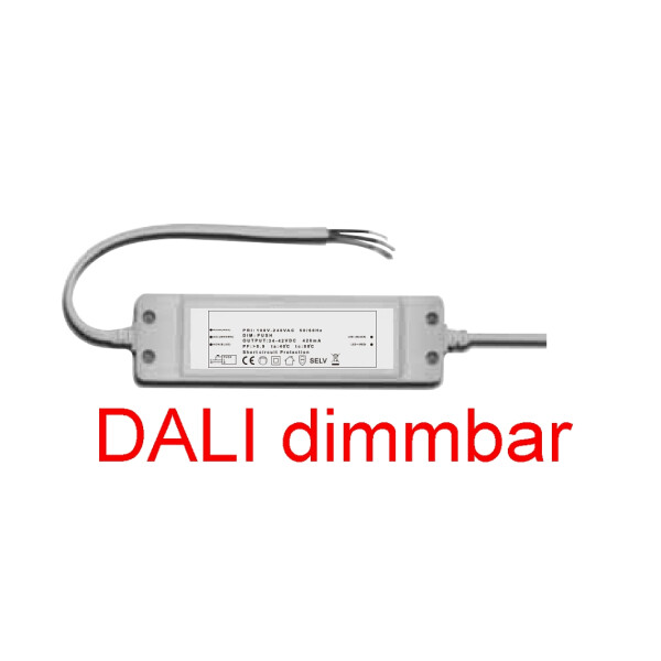 LED Netzteil DALI dimmbar, für LED Panel 18 Watt