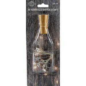 LED Lichterkete mit Korken für Flaschen 10x...