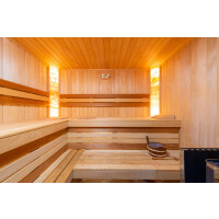 LED NEON Strip Saunabeleuchtung warmweiss für Saunabänke und Hintergründe