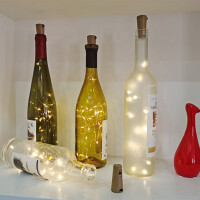 Lichterkette Korken für Flaschen