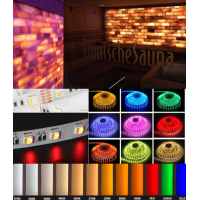 12V RGBW LED Sauna Strips inkl. weiss 5m gallery