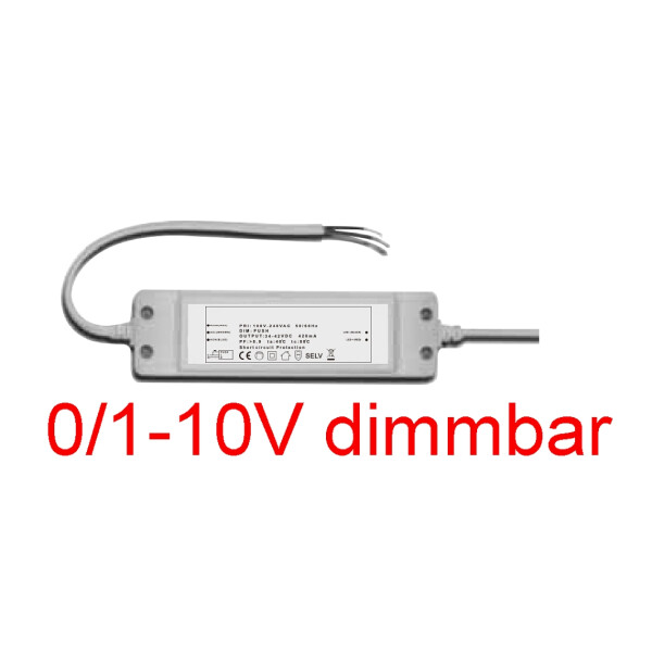 LED Netzteil 0/1-10V dimmbar, für LED Panel 36 Watt
