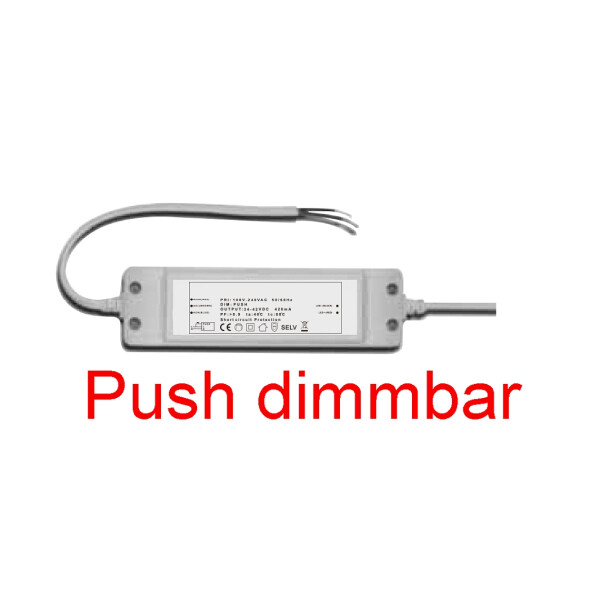 LED Netzteil Push dimmbar, für LED Panel 36 Watt
