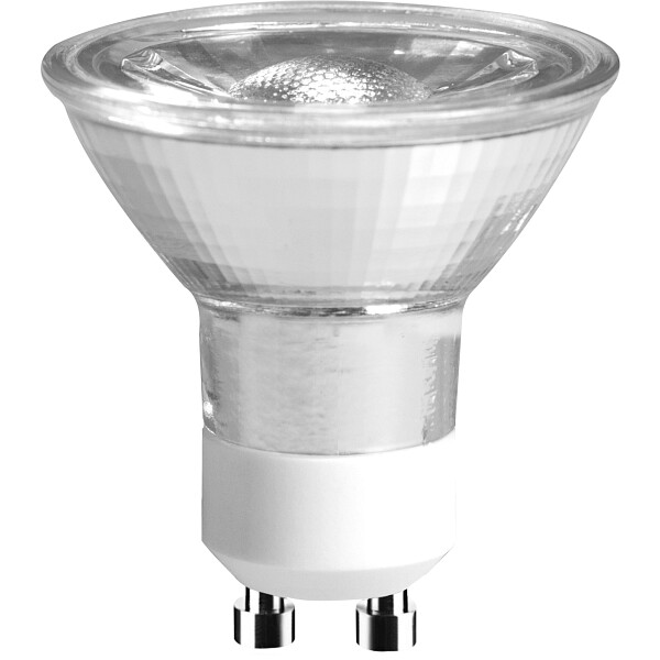 LED GU10 Reflektor 5,5W 540lm WW, Glas, Halogenoptik