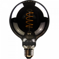 LED Filament Vintage Globelampe 125mm 5 Watt extra warmweiß E27