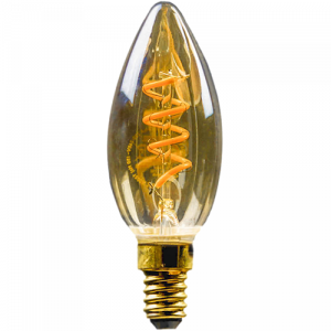 LED E14 Filament Kerze 2,5W 125 LM superwarmweiss