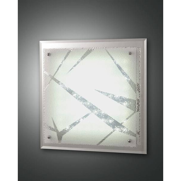 Fabas Luce Galaxy Deckenleuchte LED 1x18W Metall und Glas Weiss