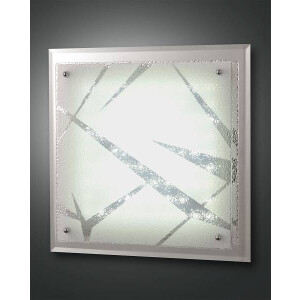 Fabas Luce Galaxy Deckenleuchte LED 1x21W Metall und Glas Weiss
