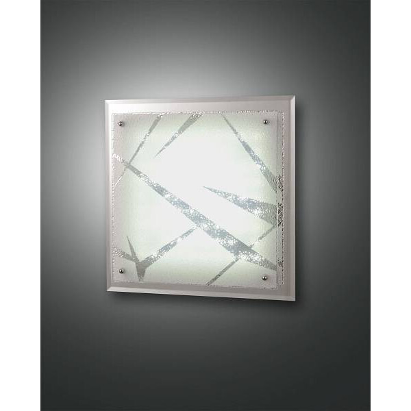 Fabas Luce Galaxy Deckenleuchte LED 1x12W Metall und Glas Weiss