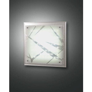 Fabas Luce Galaxy Deckenleuchte LED 1x12W Metall und Glas Weiss