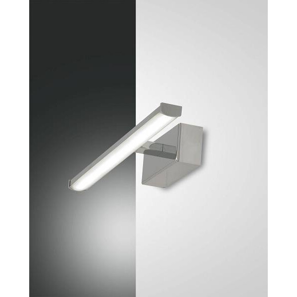 Fabas Luce Nala Wandleuchte LED 1x6W Metall- und Methacrylat Verchromt