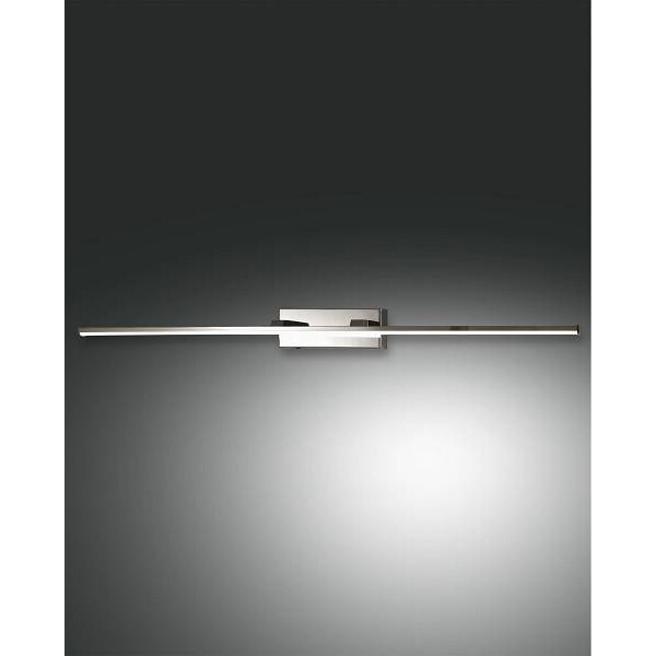 Fabas Luce Nala Wandleuchte LED 1x15W Metall- und Methacrylat Verchromt