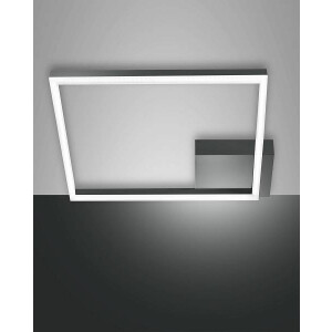 Fabas Luce Bard Deckenleuchte inkl. Smartluce LED 1x39W Metall- und Methacrylat Anthrazit