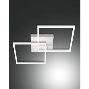 Fabas Luce Bard Deckenleuchte inkl. Smartluce LED 1x52W Metall- und Methacrylat Weiss