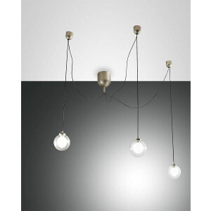 Fabas Luce Blog LED Pendelleuchte LED 3x5W Metall und...