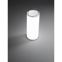 Fabas Luce Thalia Tischleuchte LED 1x 2.5W Kunststoff und Aluminium Weiss