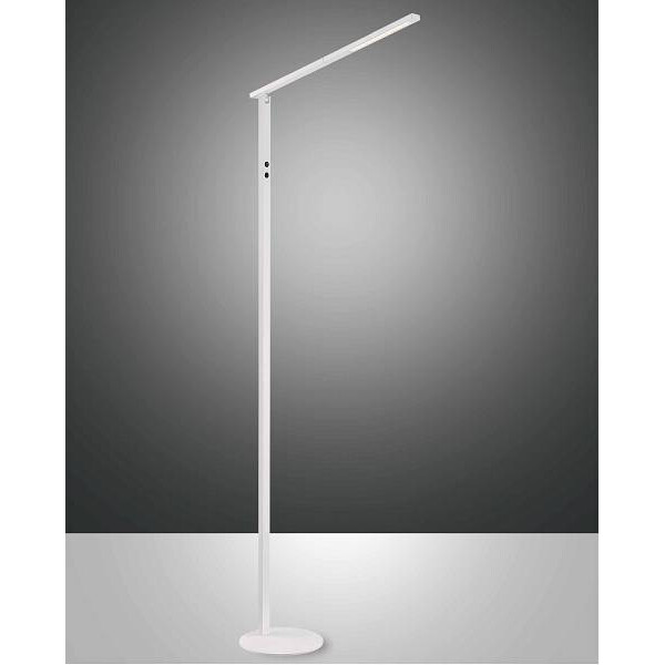 Fabas Luce Ideal Steh/Leseleuchte LED 1x10W Aluminium Weiß