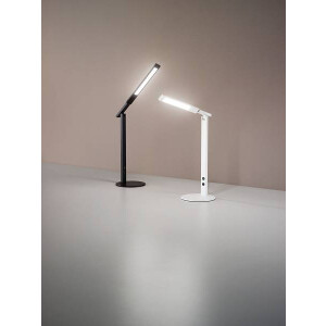 Fabas Luce Ideal Tischleuchte LED 1x10W Aluminium Weiss