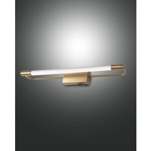 Fabas Luce Rapallo Wandleuchte LED 1x10W Metall- und Methacrylat Messing satiniert