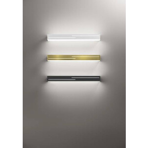 Fabas Luce Banny Wandleuchte LED 1x24W Metall- und Methacrylat weiß