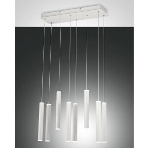 Fabas Luce Prado Pendelleuchte LED 8x 65W Metall- und...