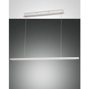 Fabas Luce Mason Pendelleuchte LED 2x 21W Metall- und Methacrylat Weiss