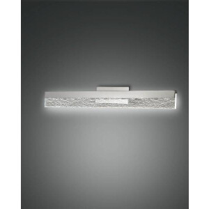 Fabas Luce Sinis Spiegelleuchte LED 1x12W Metall- und Methacrylat Verchromt