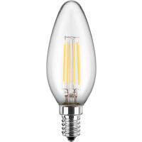 LED Kerzenform Ra90 4,5W (40W) E14 470lm WW Glas (klar)